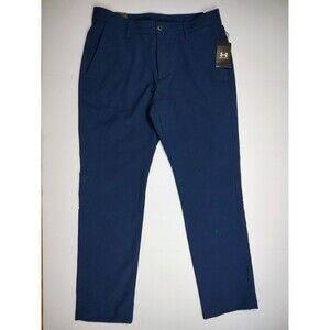 Under Armour Pants Mens 34x32 Blue UA Tech Straight Golf Chino Stretch
